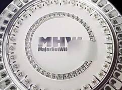 Busty blonde dee williams gives rome majors cock a bj and titjob
