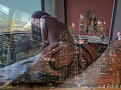 Sharing our adult content and intimacy with marimel - reverse riding with big juicy tattoed ass and creampie