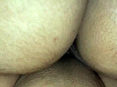 Lesbian scissoring wet pussy on pussy close up