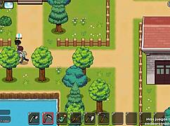 Village rhapsody game play shown in spanish
