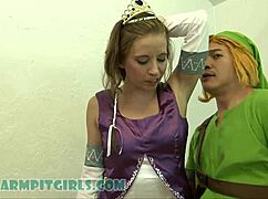 legend of zelda porn parody cosplay armpit fetish with norah nova trailer