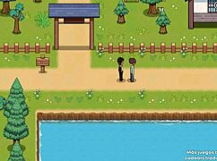 Village rhapsody game play shown in spanish