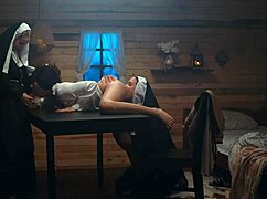 futa nun threesome anal with layla scarlett vixi rafi and nata gold