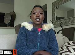 innocent 18yo ebony girl skips church and gets stretched instead