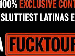 Big ass latina teen 18+ gets tight anal stretched by tourist!