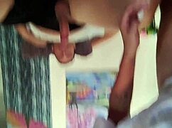 Slutty hotwife rides huge cock roughly in amazon position