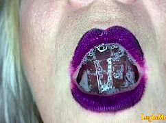 whitney morgan shows off her mouth fetish