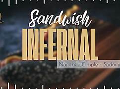 You hear this french couple getting assfucked in audio story