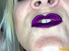 whitney morgan shows off her mouth fetish