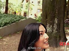 sexy chick teaches spanish to a tourist ashley sanz