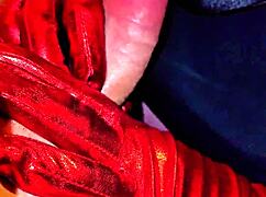 Close up blowjob puts a silicone plug on me comfortably