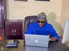 Lekki bangers husband takes her in office