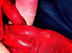 Close up blowjob puts a silicone plug on me comfortably