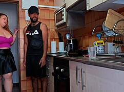stepmom meets stepson in elevator then kitchen