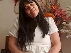 Stepmom shows off her big natural tits for you in lingerie