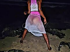 beach adventure lucky stranger joins sex shoot