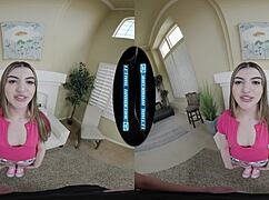 Lethal hardcore vr babysitter puts pussy in face