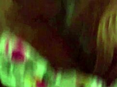 big natural tits bouncing while karla rose devours my wrapped cock pov