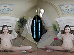 Lethal hardcore vr babysitter puts pussy in face