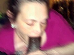 Nice mature lady gives thanks with deepthroat