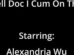 Naughty asian nurse alexandria wu masturbates in exam room