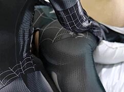 indonesian spiderman cosplay sex