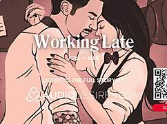 asmr audio porn secret coworker fwb sex after closing. public fuck and sex at work for women