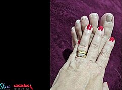 o pezinho de uma hotwife
